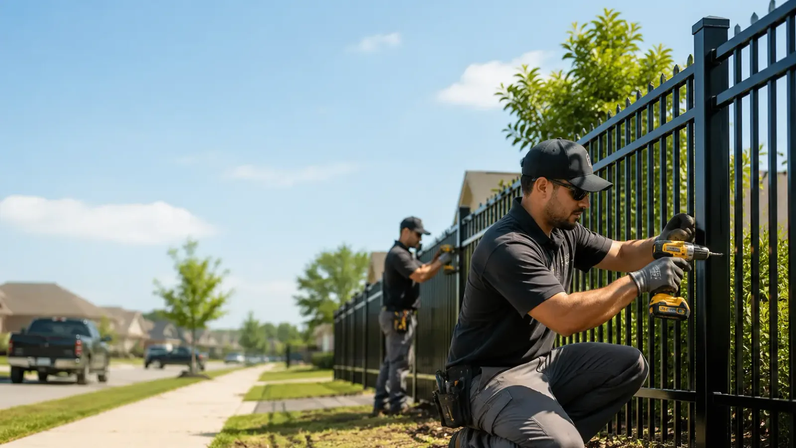 Metal Fence Installation in Hutto, TX